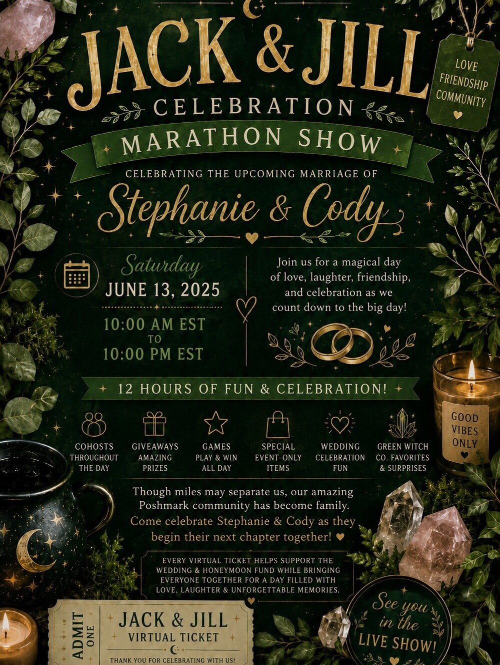 6/13 Marathon Wedding Celebration Unlisted Items💍👰🤵‍♂💍